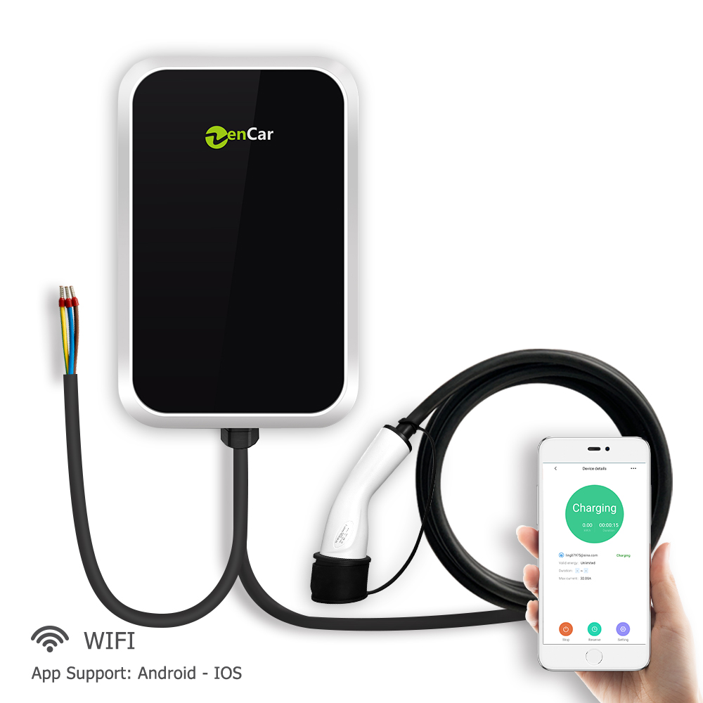 Stasiun Pengisian Daya EV AC 7 - 22Kw Wallbox Type 2 Ocpp Rfid ulasan dan harga