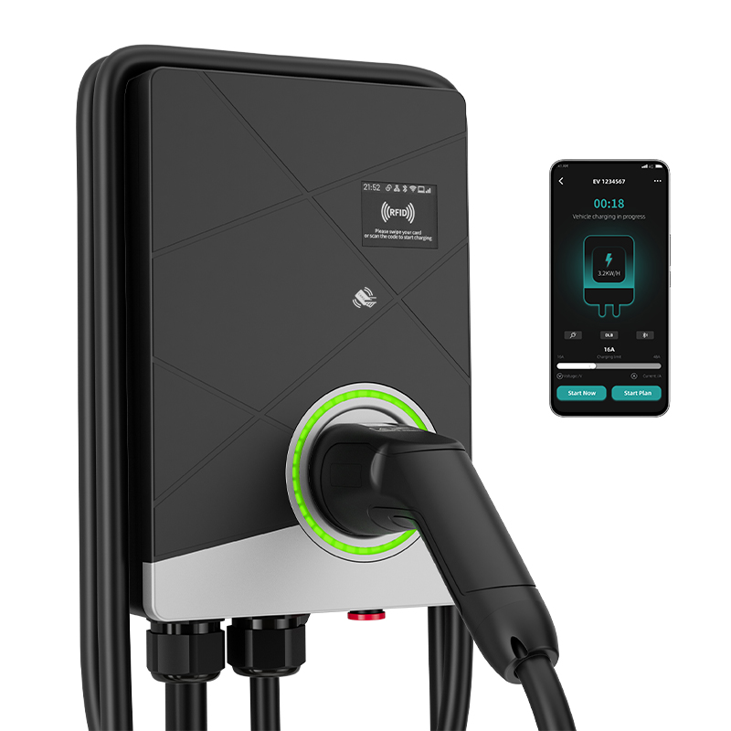Pengisi Daya EV Pintar 3 Fase  - 22Kw Wallbox Type 2 Ocpp Rfid ulasan dan harga